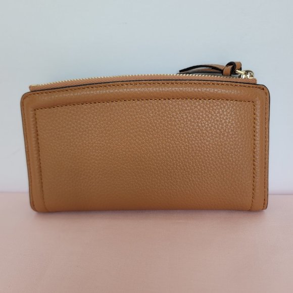 KATE SPADE Knott Pebbled Leather MEDIUM Satchel & Slim Bifold Wallet- Bungalow ⭐ - Picture 12 of 16